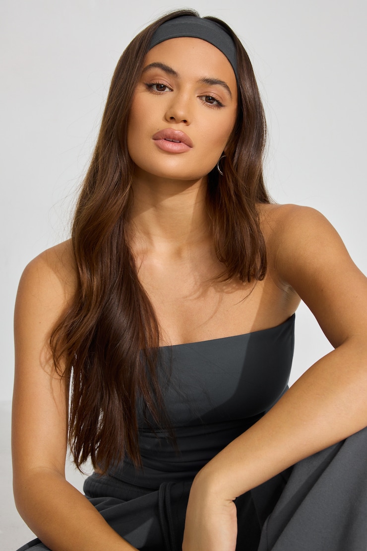 Set of 3 Stretchy Headbands White