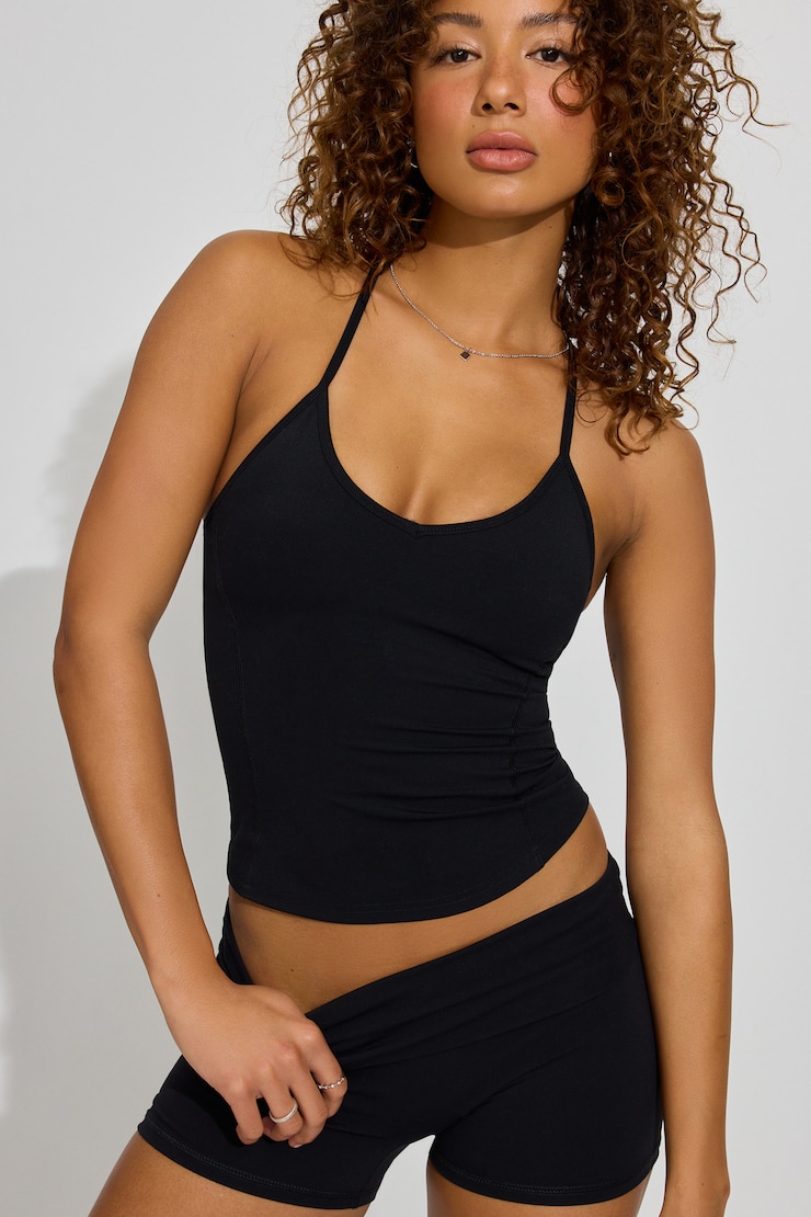 SoftActive Y-Back Tank Top BLACK