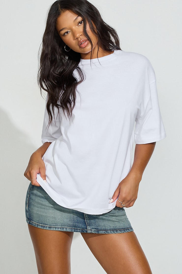 Oversized Boyfriend Tee White