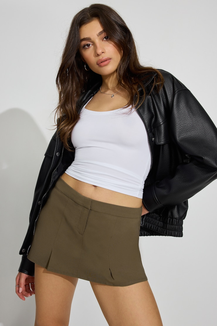 Lara Micro Skort Green