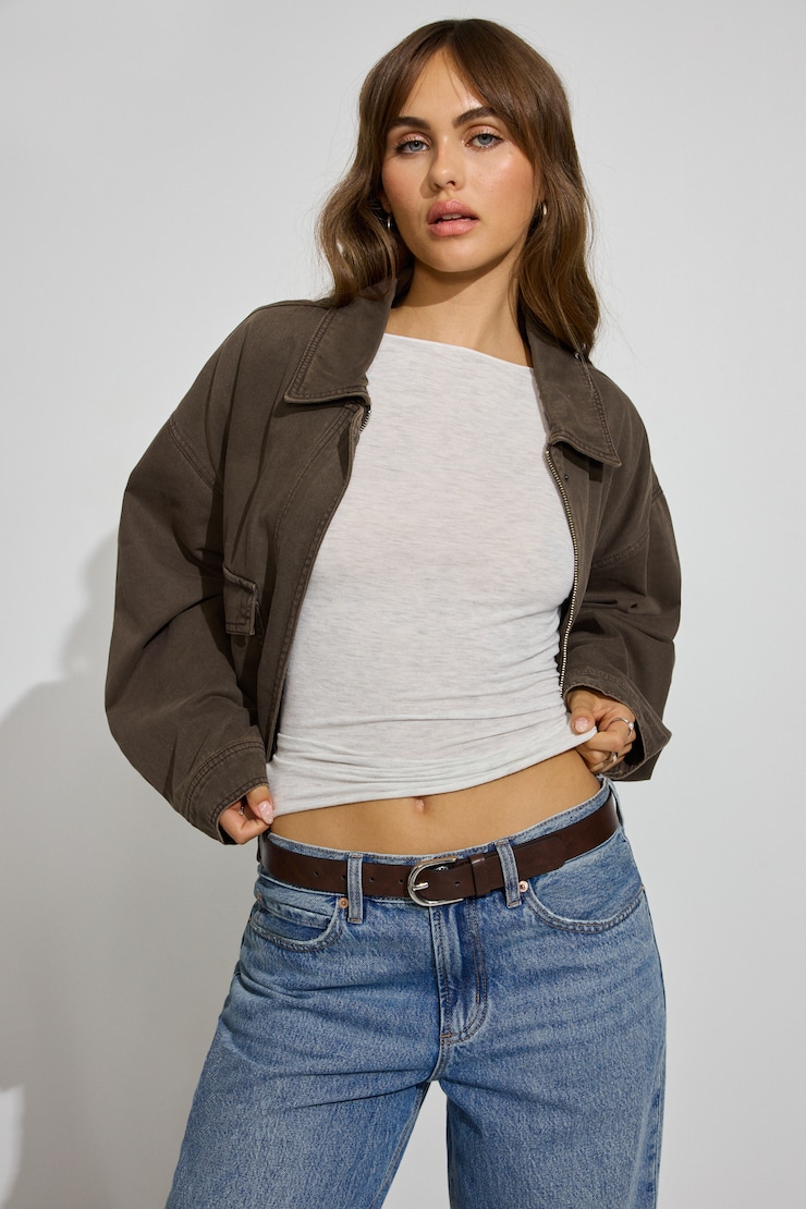 U Buckle Classic Belt Brown